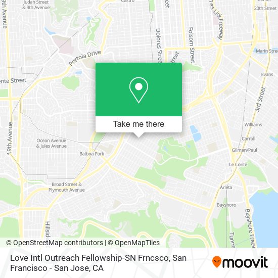 Mapa de Love Intl Outreach Fellowship-SN Frncsco