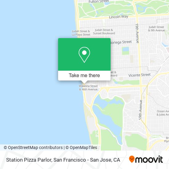 Station Pizza Parlor map