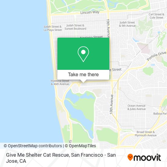 Mapa de Give Me Shelter Cat Rescue