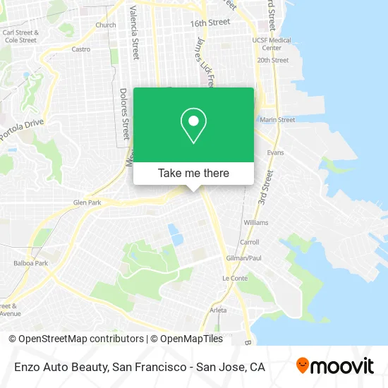 Mapa de Enzo Auto Beauty