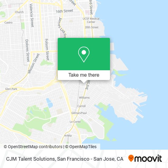 CJM Talent Solutions map