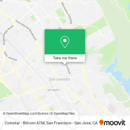 Coinstar - Bitcoin ATM map
