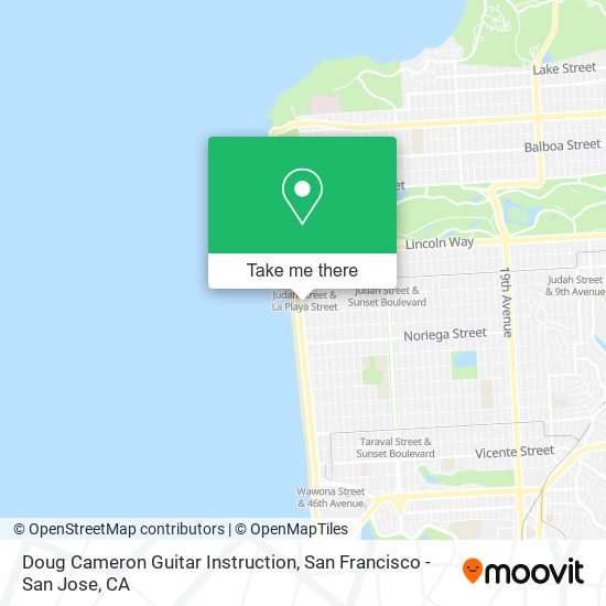 Mapa de Doug Cameron Guitar Instruction