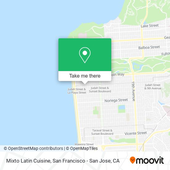 Mixto Latin Cuisine map