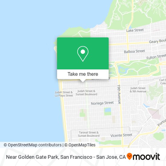 Near Golden Gate Park map