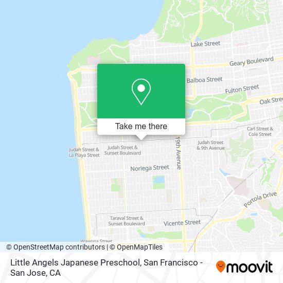 Little Angels Japanese Preschool map