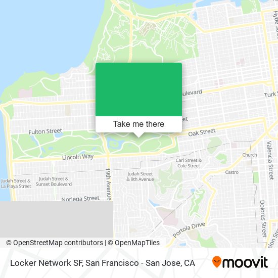 Locker Network SF map