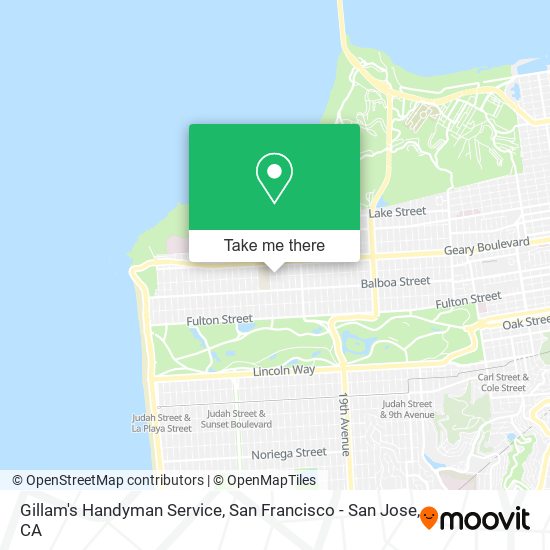 Mapa de Gillam's Handyman Service