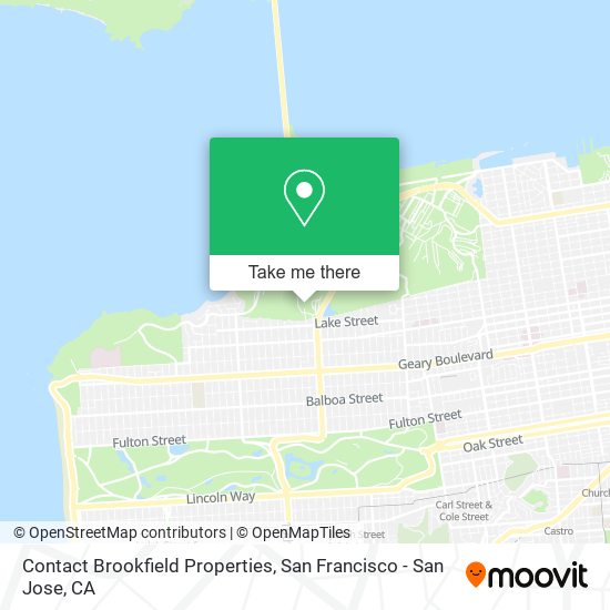 Contact Brookfield Properties map