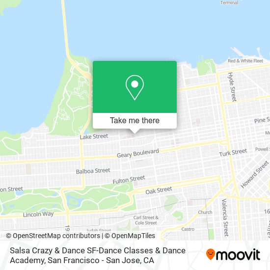 Salsa Crazy & Dance SF-Dance Classes & Dance Academy map