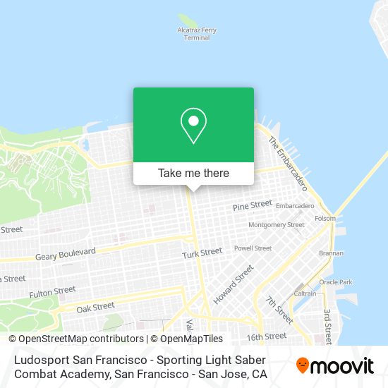 Ludosport San Francisco - Sporting Light Saber Combat Academy map