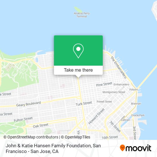 John & Katie Hansen Family Foundation map