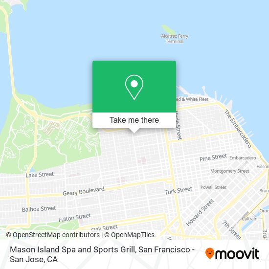 Mason Island Spa and Sports Grill map