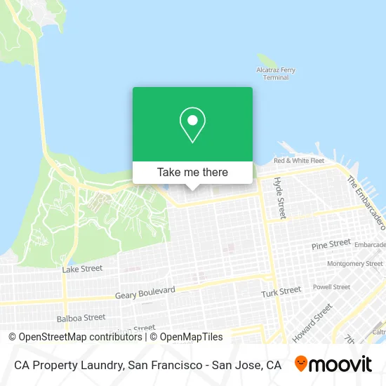 CA Property Laundry map