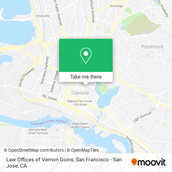 Mapa de Law Offices of Vernon Goins