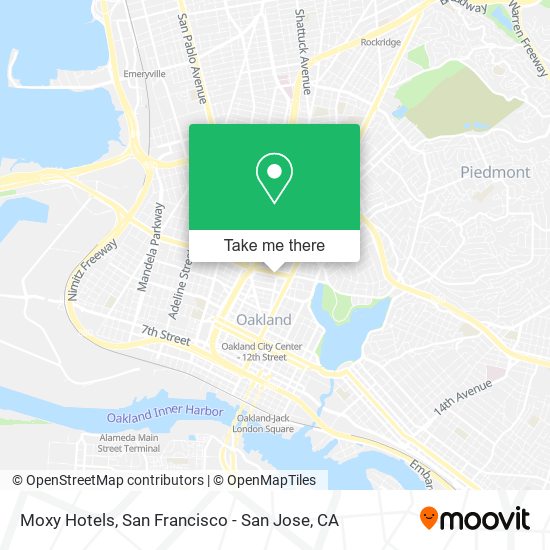 Mapa de Moxy Hotels