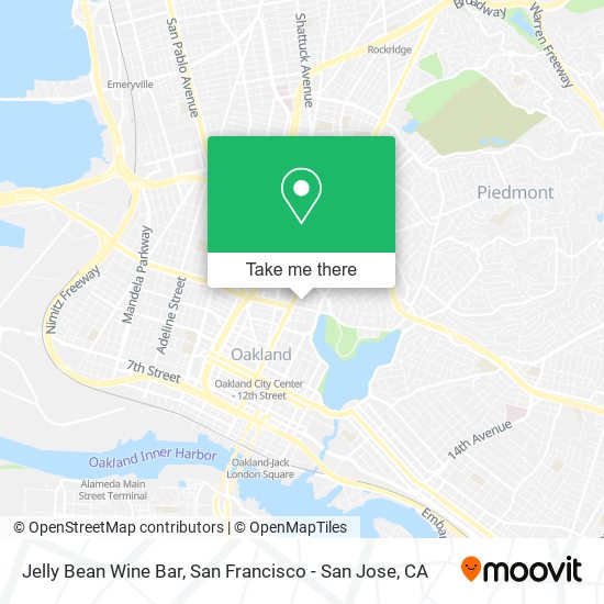 Mapa de Jelly Bean Wine Bar