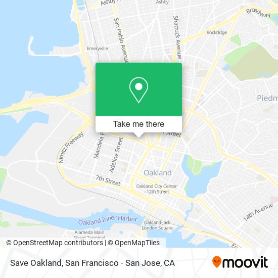 Save Oakland map