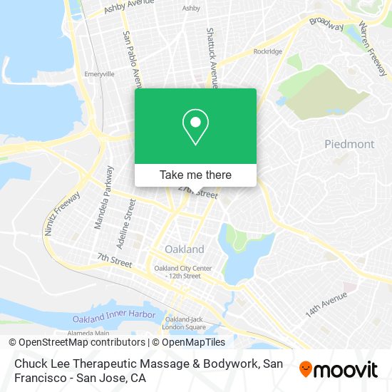 Chuck Lee Therapeutic Massage & Bodywork map