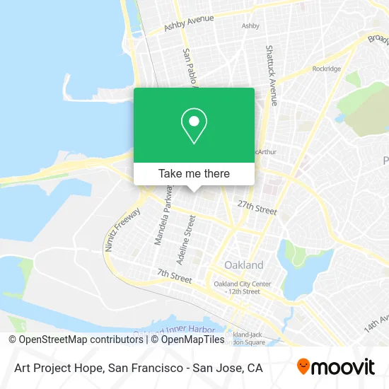 Art Project Hope map