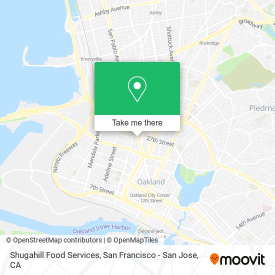 Shugahill Food Services map