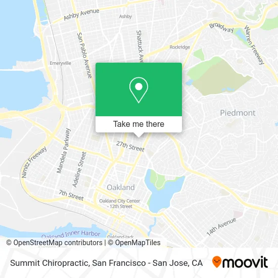 Summit Chiropractic map