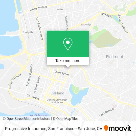 Progressive Insurance map