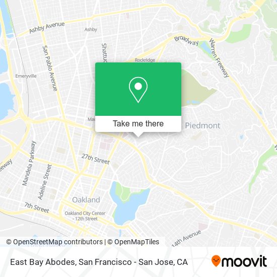 Mapa de East Bay Abodes