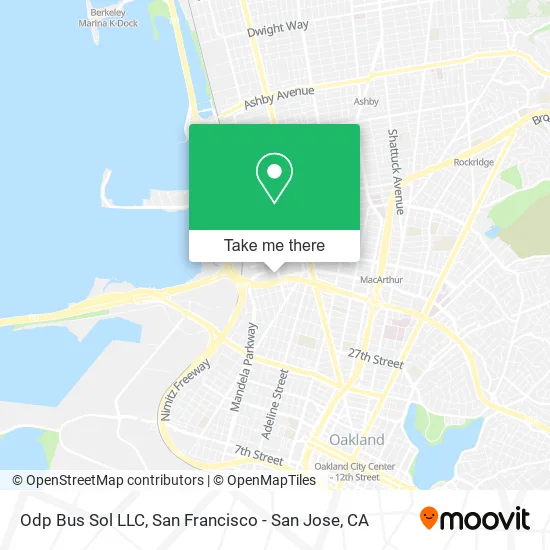 Mapa de Odp Bus Sol LLC