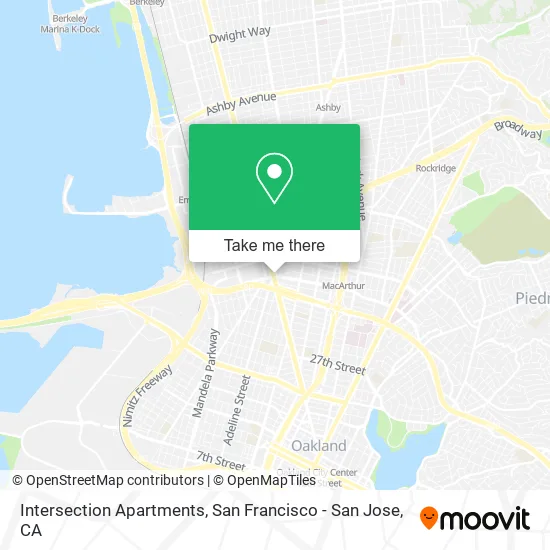 Intersection Apartments map