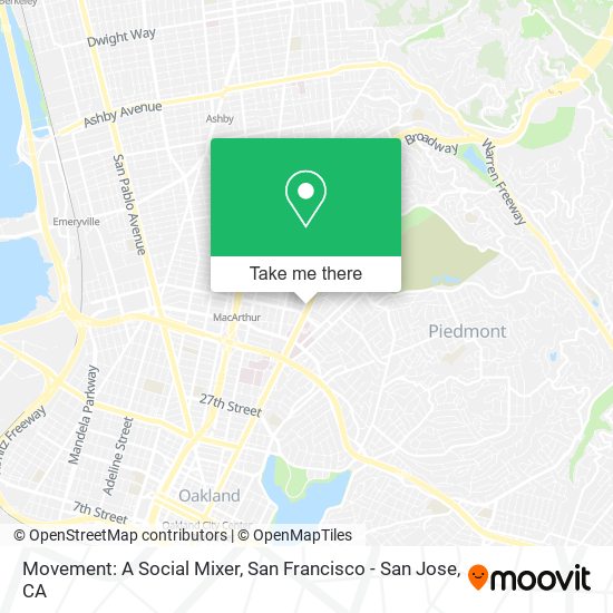 Movement: A Social Mixer map