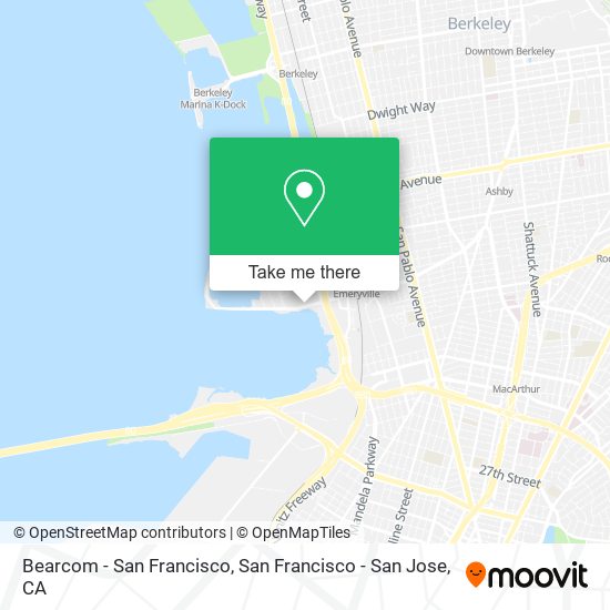 Mapa de Bearcom - San Francisco