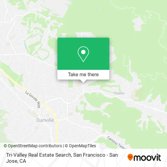 Tri-Valley Real Estate Search map