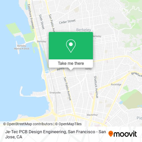 Mapa de Je-Tec PCB Design Engineering