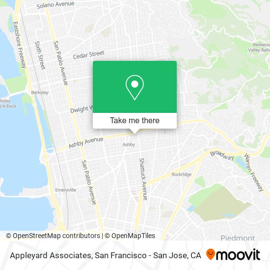 Appleyard Associates map
