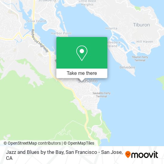 Jazz and Blues by the Bay map