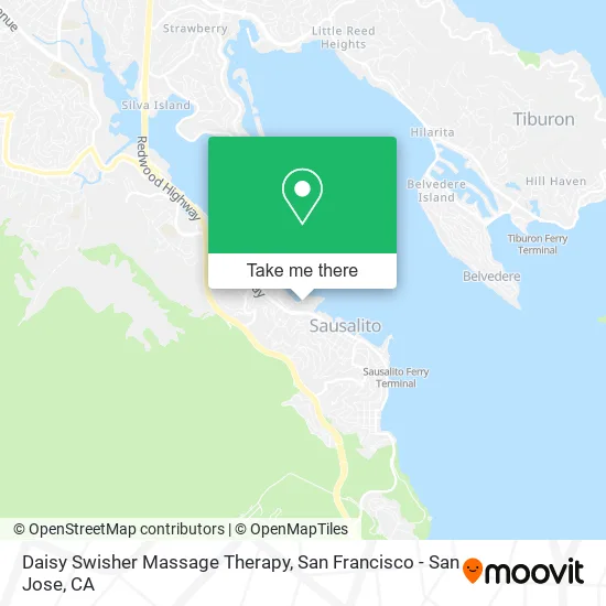 Mapa de Daisy Swisher Massage Therapy