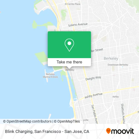 Blink Charging map