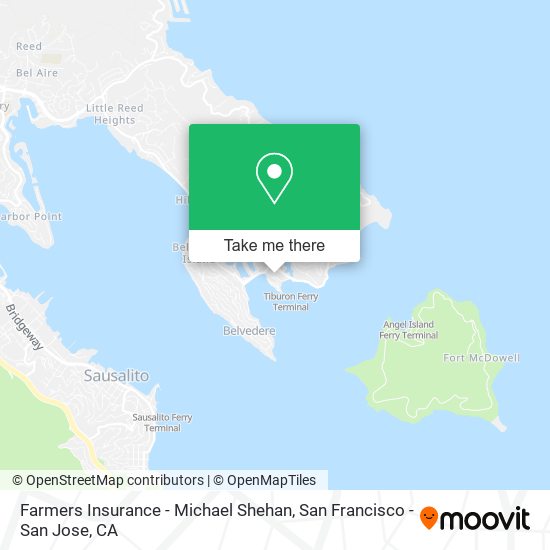 Farmers Insurance - Michael Shehan map