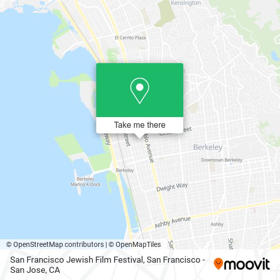 San Francisco Jewish Film Festival map