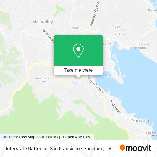 Interstate Batteries map