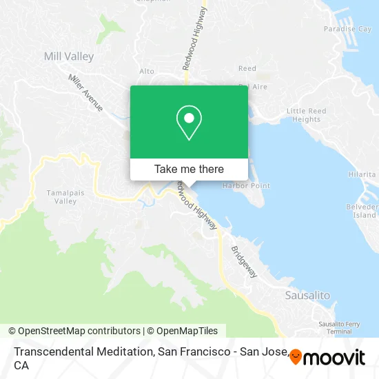 Mapa de Transcendental Meditation