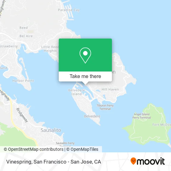 Mapa de Vinespring