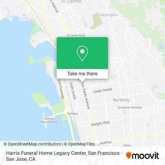 Harris Funeral Home Legacy Center map