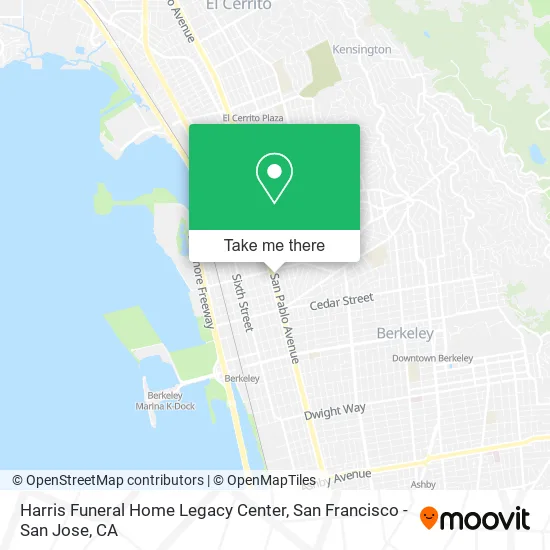 Mapa de Harris Funeral Home Legacy Center