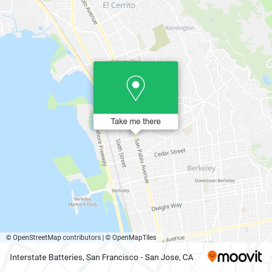 Interstate Batteries map