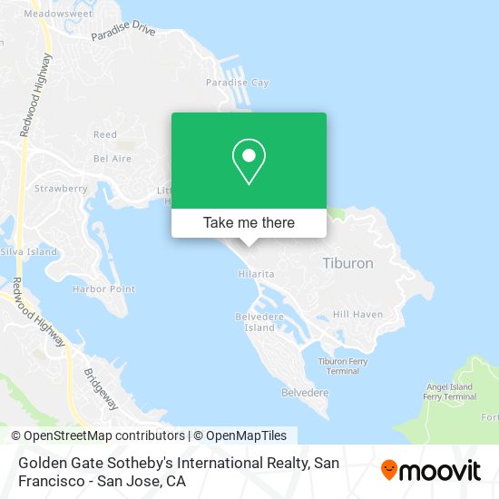 Golden Gate Sotheby's International Realty map