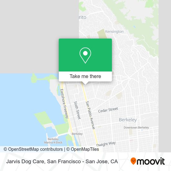 Jarvis Dog Care map