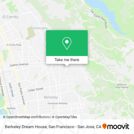 Berkeley Dream House map