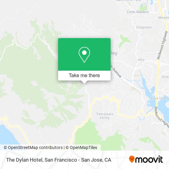 The Dylan Hotel map
